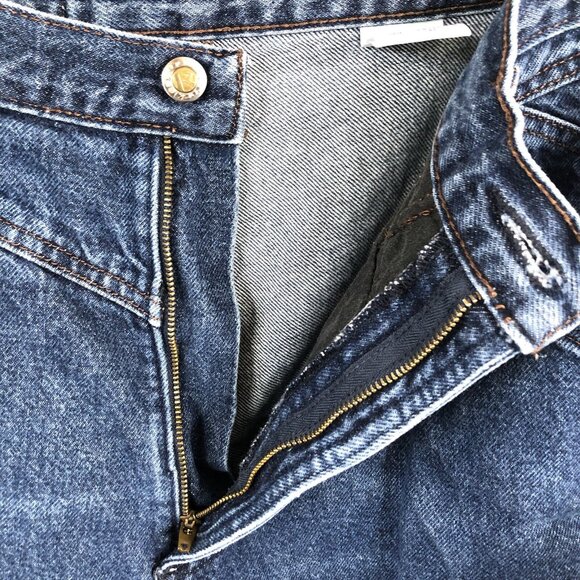 VINTAGE Rocky Mountain Jeans Juniors XL Blue Denim Bareback Western Riding - Picture 11 of 16